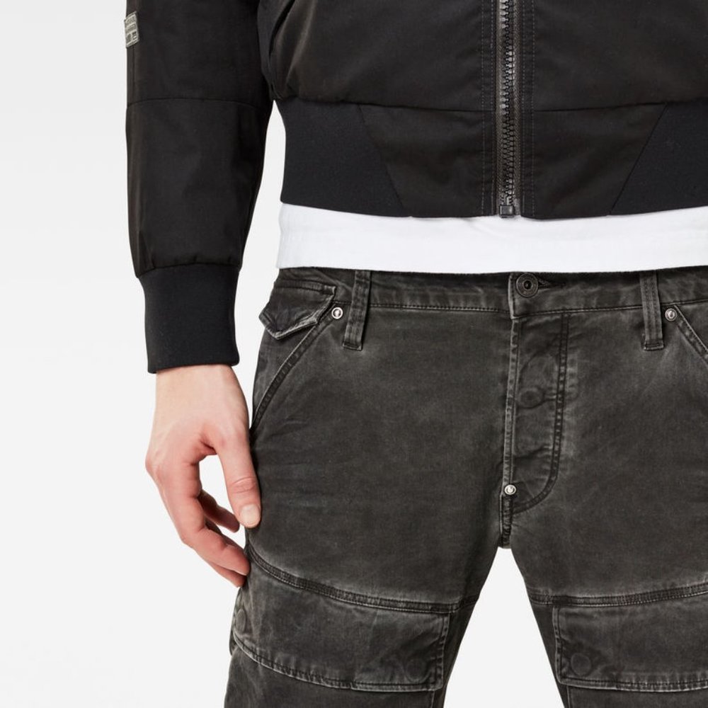 Men's G STAR RAW Black Washed Cargo Pants